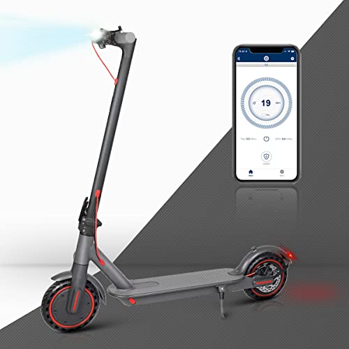 Patinete Electrico, Motor De 350W Y BateríA De 36V 10.4AH, NeumáTicos De Panal De 8,5 Pulgadas, Carga De 265 Libras, Control De Aplicación, Patinete Electrico Adultos Plegable