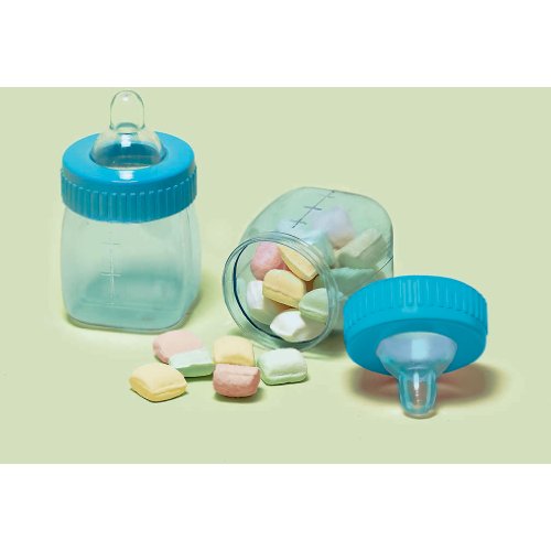 Blue Fillable Baby Bottles, 6ct
