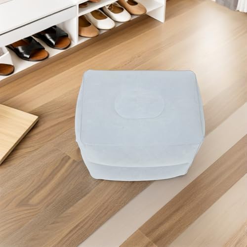 Reposapiés inflable Healeved de 2 capas compresible de terciopelo suave 6