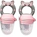 2pcs Baby Food Feeder Silicone Ciuccio Ciuccio Infante Dentizione Giocattolo Fresco Frutta Soother Bottiglie Ragazzi Ragazze Dentizione Giocattolo