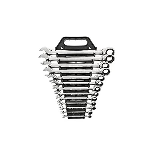 GEARWRENCH 13 Piece 12 Point Ratcheting Combination Wrench Set SAE | 9312