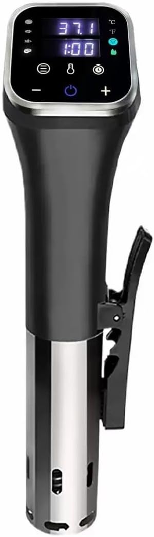 WiFi Sous Vide Immersion Circulator, 1100W Precision Cooker with APP Control, 304 Stainless Steel, 3D Water Circulation, Anti-Dry Burn, LCD Display for Home Kitchen