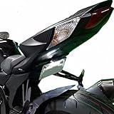 Fender eliminator fits Suzuki GSXR 600 and GSXR 750 2011-2025, SX version license plate mount with white LED taglight by Bikelitez