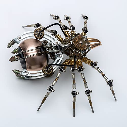 Konhaovf 3D Metal Puzzle Spider With Speaker For Adults, Assembly 3D Metal Model With Tool Kit To Build, 3D Metal Puzzle Model Building Kit Gifts For Boys Teens, Home Decor Table Ornaments #TOP3