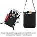 KEAFOLS Portadocumentos de Cuello Monedero Colgante Impermeable con Bloqueador de RFID Billetera...