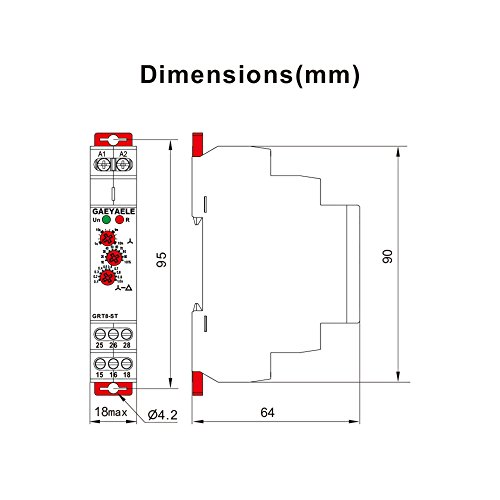 Gaeyaele Delay On Motor Star Delta Soft Starter Ac230V Delta Relay(Grt8-St,A230) #TOP6