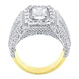 bague reminiscence homme  .iced-out. L\'argent 925 Sterling Bagues - REMINISCENT gold