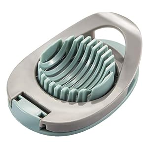 Ortarco Egg Slicer for Boiled Eggs Strawberry Cutter with Stainless Steel Wire （Green）