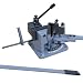 Produktbild BOKA Schwenkbiegemaschine  Universal Winkelbieger & Profi Biegemaschine für Rinneisen, Betonarmierung & Blech | Manuelles Rohrbiegegerät mit 120° Biegewinkel & 5 Matrizen, UB-100