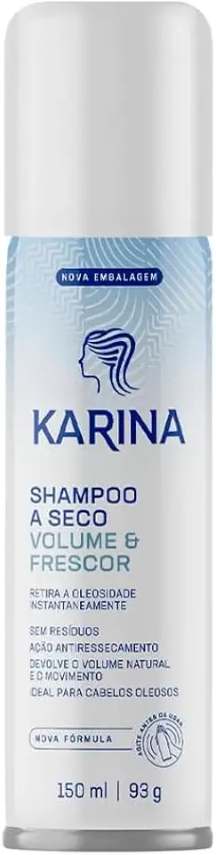 Karina Shampoo A Seco Volume E Frescor 150Ml Verde