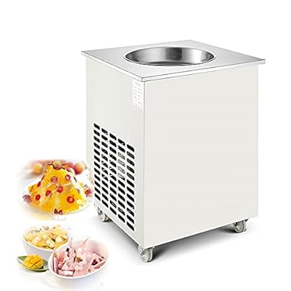 1050W Handelsübliche Gebratene Eismaschine, 15 L/H Eiscrememaschine, Braten Von Gefrorenem Joghurt-Eismaschine Für… – Bild 3