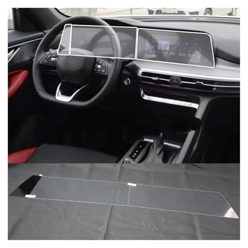 Verre trempé Changan CS35 Plus 2021 protection écran GPS et système d'infodivertissement de bord