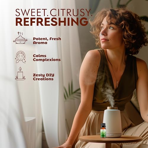 Image of Esslux Citronella Essential Oil - 100% Pure Natural Citronella Oil for Diffuser, Candle Making & Skin | Refreshing Aroma for Aromatherapy & Outdoor Protection - Perfect for DIY Projects - 60 ML