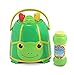 Melissa & Doug Sunny Patch Tootle Turtle Bubble-Blowing Bucket Set With 3 Bubble Wands