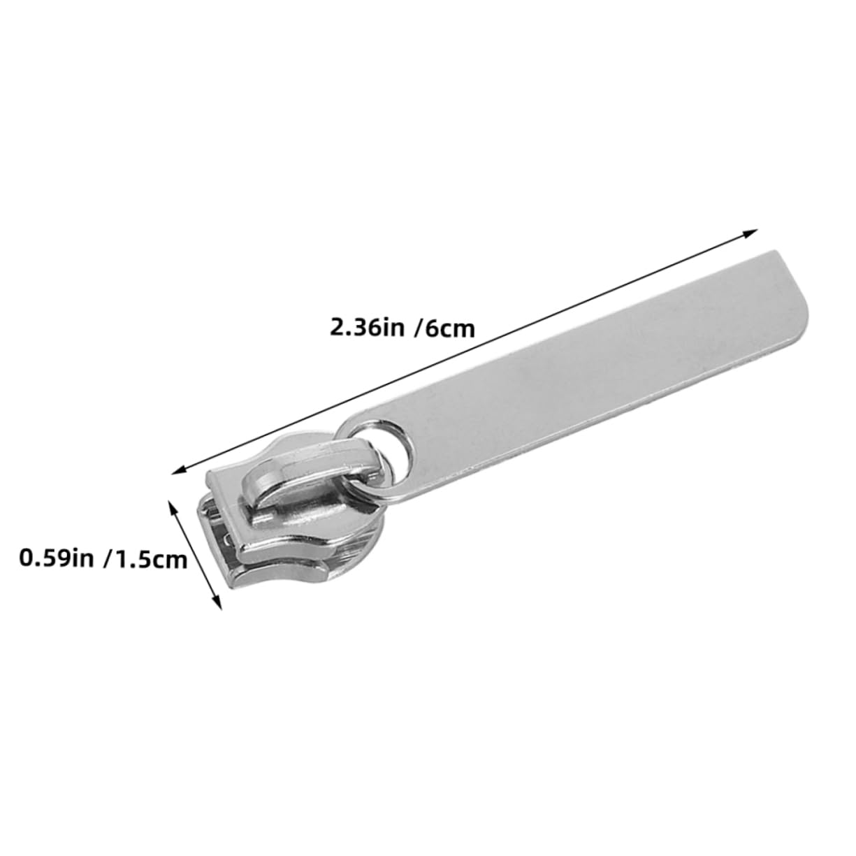 minkissy 8Pcs Heavy Duty Nylon Zipper Slider Double Zipper Replacement Pulls for Luggage Backpacks Travel Gear Easy Installation with Ergonomic Design Lock