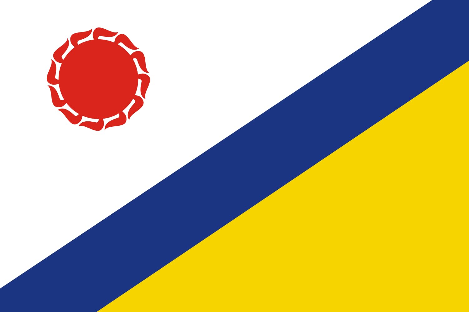 Grand drapeau Elista Kalmykia de format paysage horizontal résistant