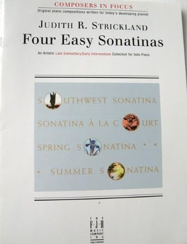 Four Easy Sonatinas (Composers In Focus)