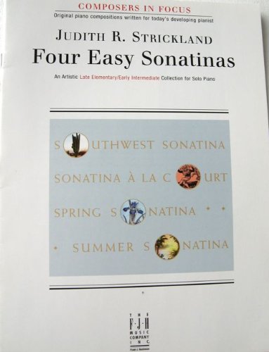 Four Easy Sonatinas (Composers In Focus)