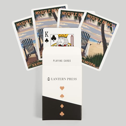 Lantern Press Naipes Poker Myrtle Beach, 52 cartas miniatura 6