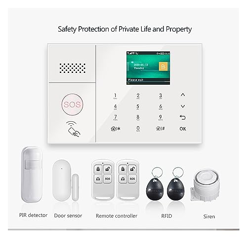 Sistema de alarma inicio inalámbrico WiFi gsm con sensor detector de movimiento 5