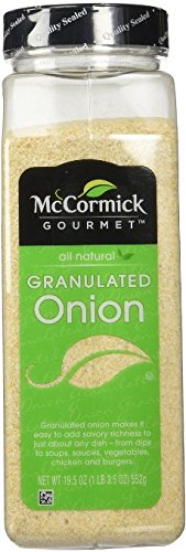 Mccormick All Natural Gourmet Granulated Onion, 19.5 Ounce Packed In Usa By Mccormick #TOP1