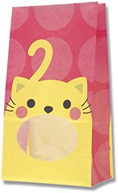 HEIKO Heiko Paper bag with a window Pakkun bag Cat (NO.4) (Pack of 50 sheets) (japan import) MADO-07