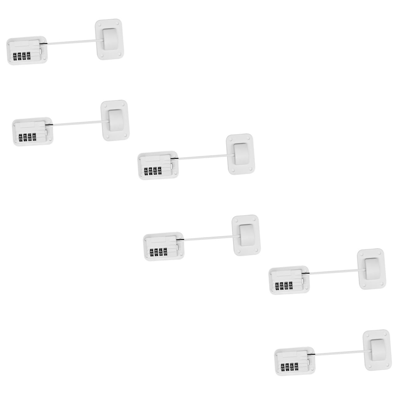 6sets Boy Girl Refrigerator Locks for and Freezers Coded Design for Enhanced Security for Boy Girl Safety