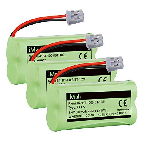 iMah BT-1021 BBTG0798001 Phone Battery Compatible with Uniden BT1021 D1361 D1364 D1481 D1483 D1680 D1685 D1688 D1760 D1780 D1788 D1880 D2998 D3097 D3098 DECT2185 Handset Telephone, Pack of 3 iMah BT-1021 BBTG0798001 Phone Battery Compatible with Uniden BT1021 D1361 D1364 D1481 D1483 D1680 D1685 D1688 D1760 D1780 D1788 D1880 D2998 D3097 D3098 DECT2185 Handset Telephone, Pack of 3