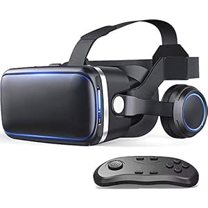 LNLN Casque De Casque De GéNéRation VR 6.0, Casque De RéAlité Virtuelle pour Lunettes 3D pour Smartphone, TéLéPhones Portables, Lunettes De Jeu VidéO,C