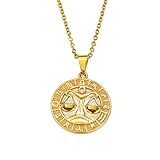 Photo Gallery oakky vintage rotondo cava hip hop cool 12 costellazioni segno zodiacale icone simboli biker pendente oroscopo astrologia collana unisex in acciaio inox bilancia Photo Gallery oakky vintage rotondo cava hip hop cool 12 costellazioni segno zodiacale icone simboli biker pendente oroscopo astrologia collana unisex in acciaio inox bilancia
