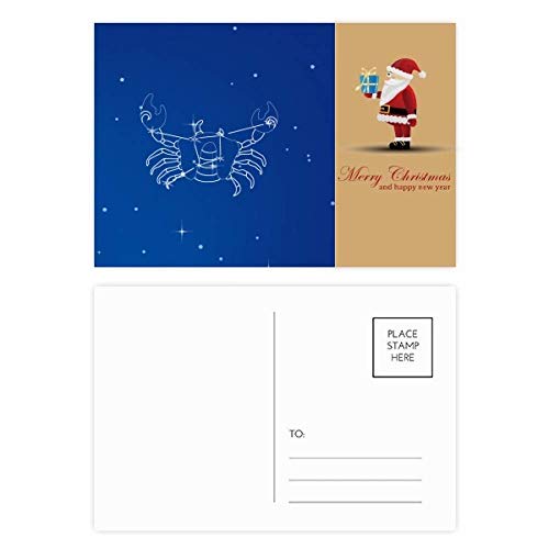 Cartes postales Père Noël Star Universe Cancer : lot de 20 pour vœux originaux