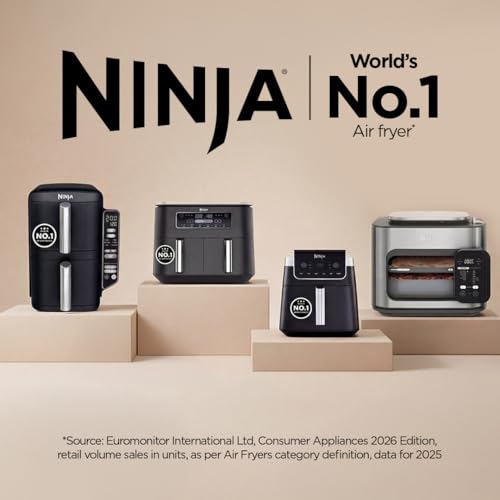 Ninja Combi 14-in-1 Multi-Cooker Air Fryer Oven (12.5L) – HyperSteam & Air Fry Technology, Cooks 3-Part Family Meals in 15 Mins, Healthy Oil-Free Cooking, Digital Display, Stainless Steel Cavity view 2