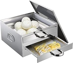 Samnuerly Edelstahl Dampfgarer für Reisnudeln