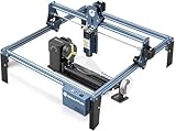 ☑️【Mise au point rapide et grande surface】 La machine de gravure laser SCULPFUN S9 se distingue par sa vitesse de mise au point ultra-rapide et sa conception coulissante fluide. Il suffit de remplacer le laser et de serrer les vis pour effectuer la mise au point. Avec une large surface de gravure de 410 x 400 mm, elle répond à tous les besoins des amateurs de bricolage. Sa construction robuste en aluminium anodisé améliore la précision de gravure et prolonge la durée de vie de la machine.