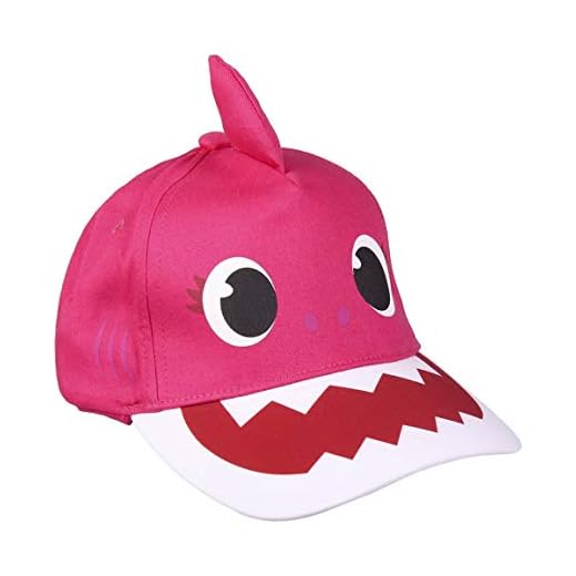Cerdá 2200007350 Gorra Infantil Baby Shark Con Licencia Oficial Nickelodeon, Multicolor, Estándar Para Niños