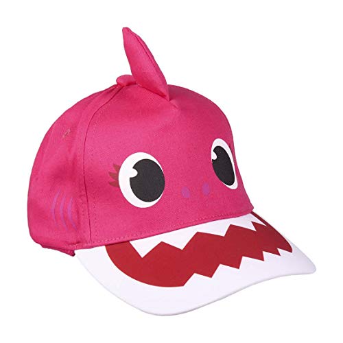 Cerdá 2200007350 Gorra Infantil Baby Shark Con Licencia Oficial Nickelodeon, Multicolor, Estándar Para Niños