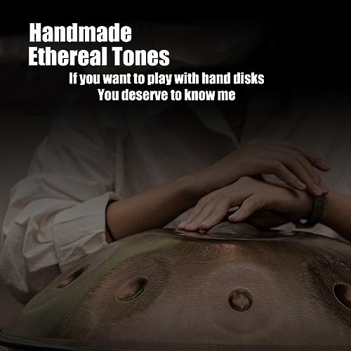 Harmonic Handpan Drum 9 Notas 22 Pulgadas D Minor Acero miniatura 4