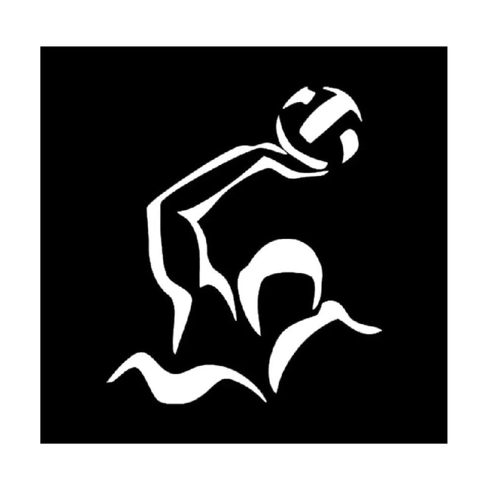 Sport Creative Decoration Car Sticker Body of Car Vinyl Decal(White)