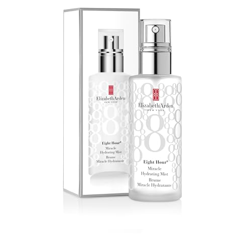 Elizabeth Arden, Eight Hour Cream, Brume Miracle, Crème Hydratante Visage, Soin pour le Visage Revitalisant et Rafraîchissant, Skincare à base de Fruits Antioxydant