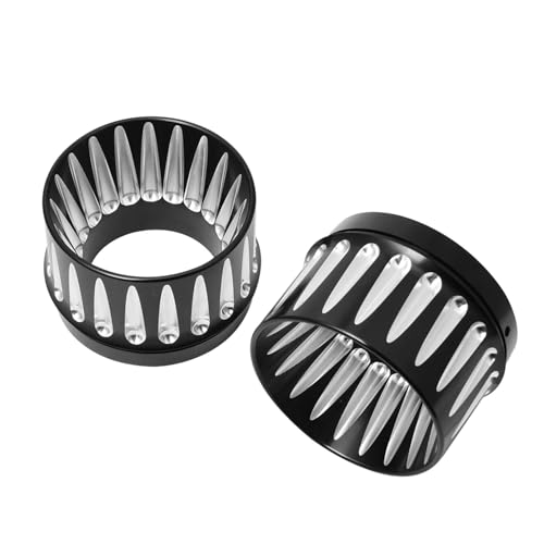 Motorcycle 4.4 Slip On Exhaust Mufflers Tips End Caps for HarleyTouring for King for FLHR 1995-2023 Be Applicable(A)