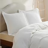 Bedsure Waffle Weave Euro Sham, 26x26 Inches Pillowcases 2 Pack, 100% Cotton Euro Pillow Covers with Envelope Closure for Gift, Home Decor, Throw Pillow Covers for Bed Sofa Couch, White