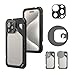 SMALLRIG Bundle for iPhone 15 Pro Max Phone Cage with 67mm Filter Adapter 4391B 67mm Magnetic Variable ND Filter ND2-ND32 (1-5 Stops) + 67mm Threaded Filter Ring 4581