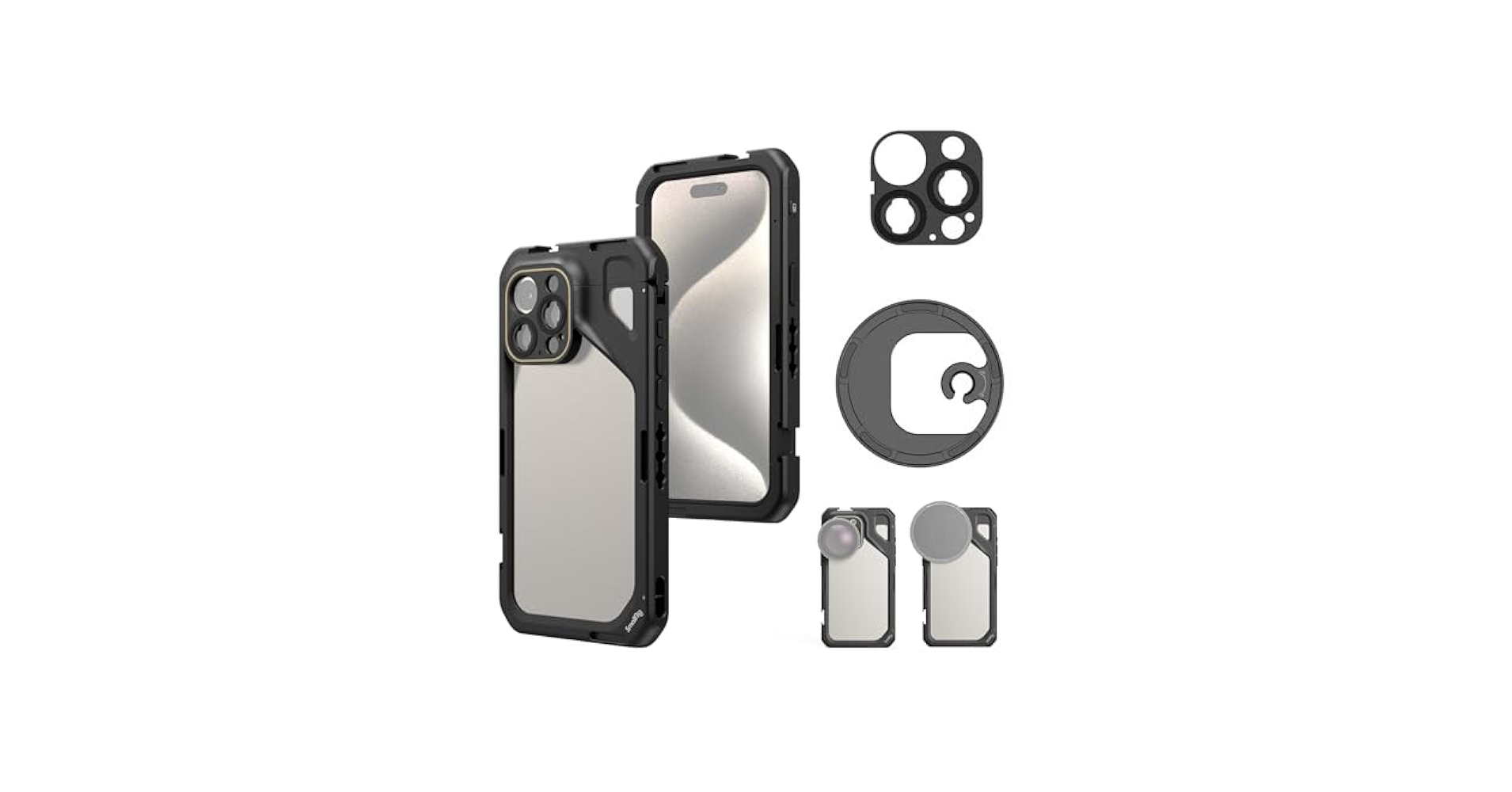 SmallRig iPhone 15 Pro用スマホケージ Amazon.com : SmallRig for iPhone 15 Pro Phone Cage with 67mm