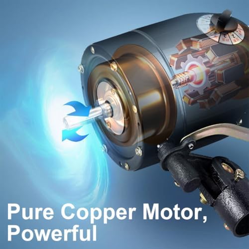 26in Oscillating Mist Fan - 30in Outdoor Misting Fan, 320W Commercial Pedestal Floor Fan with 43L Water Tank for Workshop & Garage, Industrial Cooling Solution