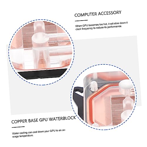 Base GPU Waterblock con canales precisos para refrigeración miniatura 6