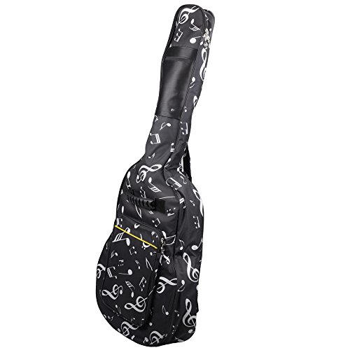 Nuzamas Guitare Sac de transport rembourré, Oxford, Fit Taille 1 000 864,1 cm guitares, double réglable Sangles de sac à dos d’épaule, grande poche et 4 clavier Book page Clips - Les Beatles, Paul McCartney, John Lennon, RIngo Starr, George Harrison Nuzamas Guitare Sac de transport rembourré, Oxford, Fit Taille 1 000 864,1 cm guitares, double réglable Sangles de sac à dos d'épaule, grande poche et 4 clavier Book page Clips – Image 4