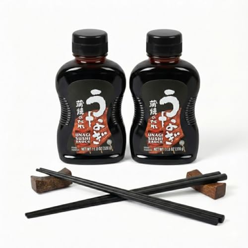 Unagi Eel Sauce for Sushi, 2 Pack Bundle with R.E.C.