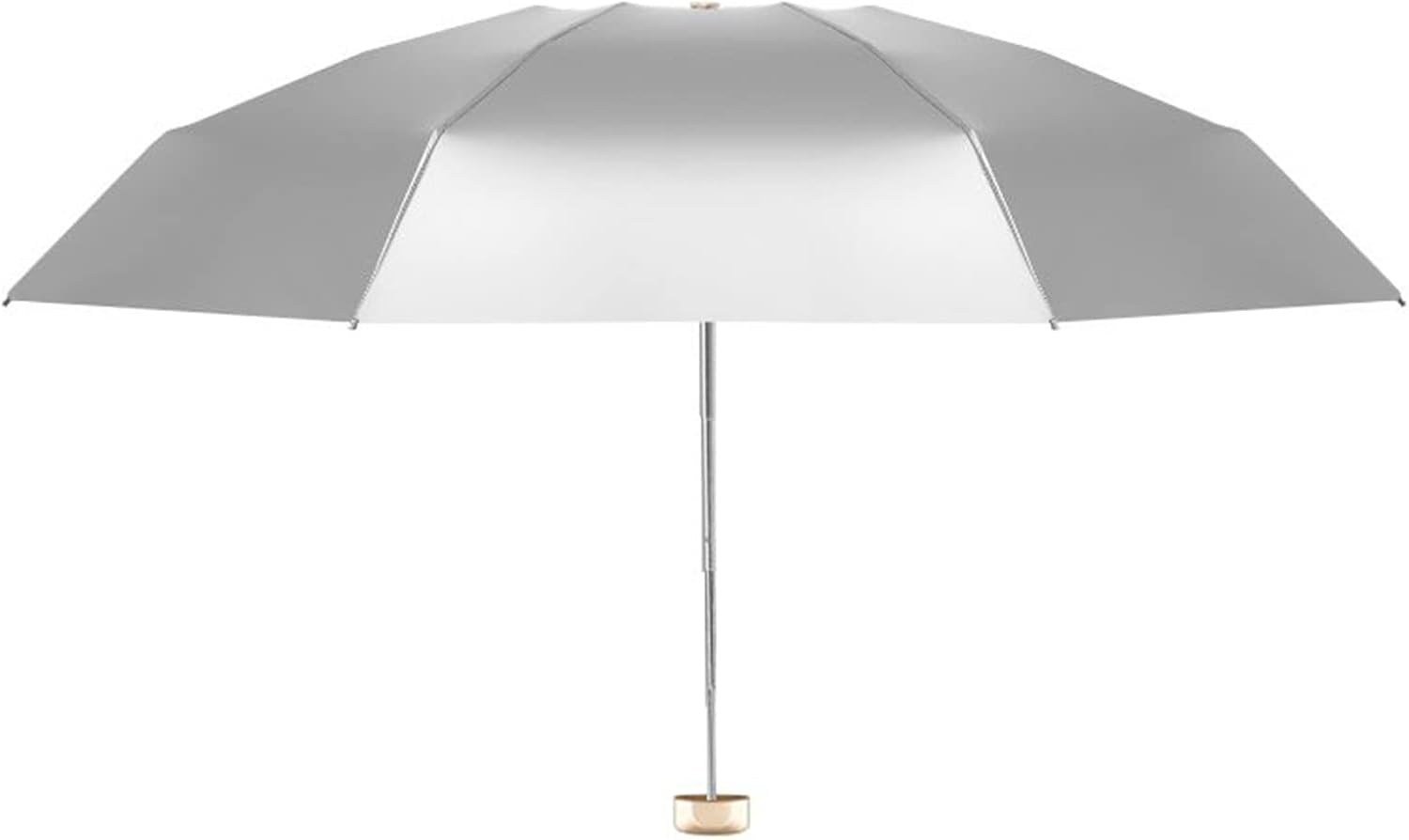 Travel Mini Umbrella Lightweight Small 5 Folding 6 Ribs Compact Sun&Rain Waterproof Parasol with UPF 50+ UV Protection Suit for Pocket with Case