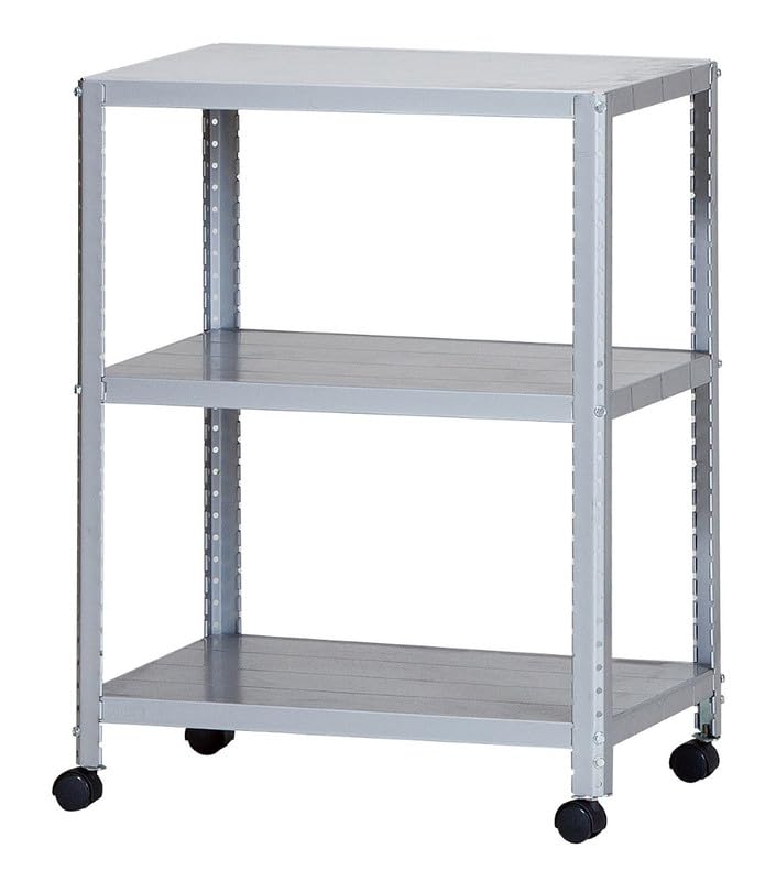 Amazon｜ダイソー キャスターラック 幅61cm×奥行41cm×高さ80cm 3段