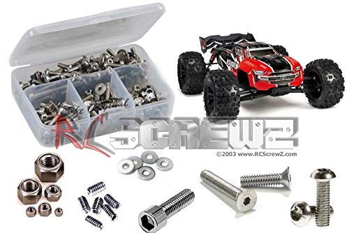 New Deal RCScrewZ Stainless Steel Screw Kit ara029 Compatible with Arrma RC Kraton 6s BLX Ver.4 (#106040)